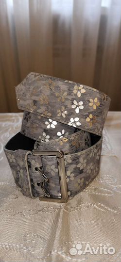 Ремень женский,натуральная кожа(замша)