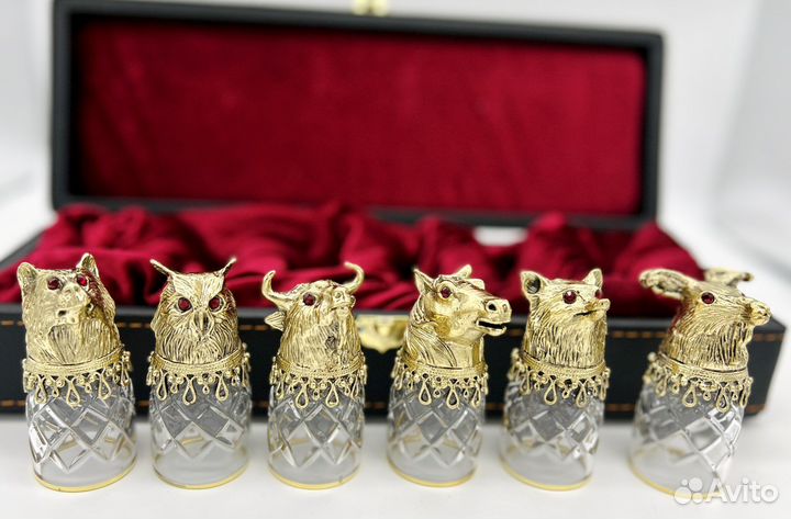 Стопки-перевертыши «лесная братва» 6 шт