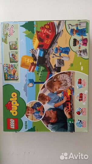 Lego duplo поезд 10874