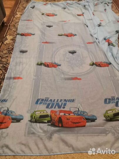 Голубая тюль в детскую