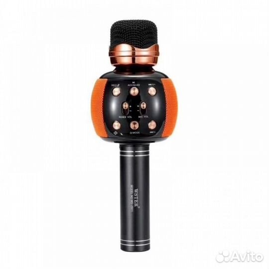 Беспроводной караоке микрофон WS-2911 Оранж