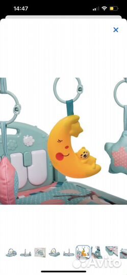 Развивающий коврик с пианино