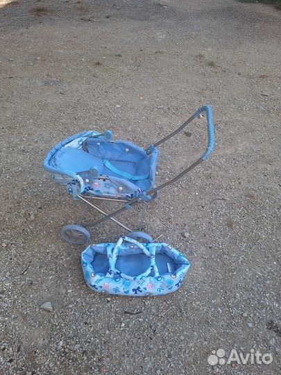 Детская коляска с пупсом