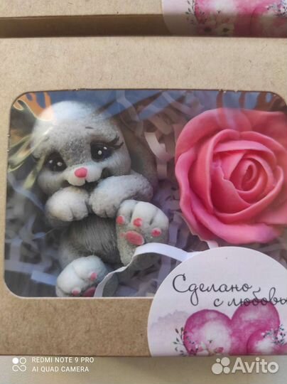 Набор из мыла ручной работы. Подарок