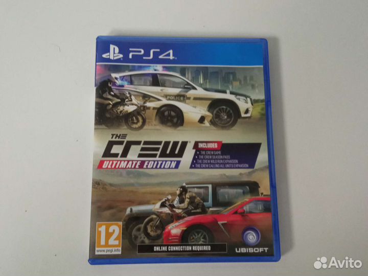 Диск THE crew на PS4