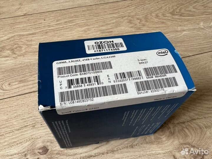 Процессор Intel Celeron G5905 LGA1200 Box