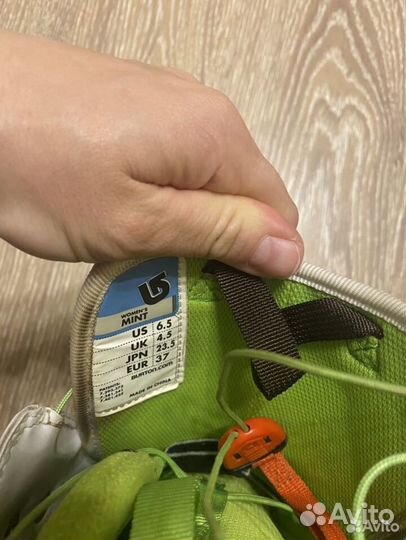 Сноубордические ботинки burton 37