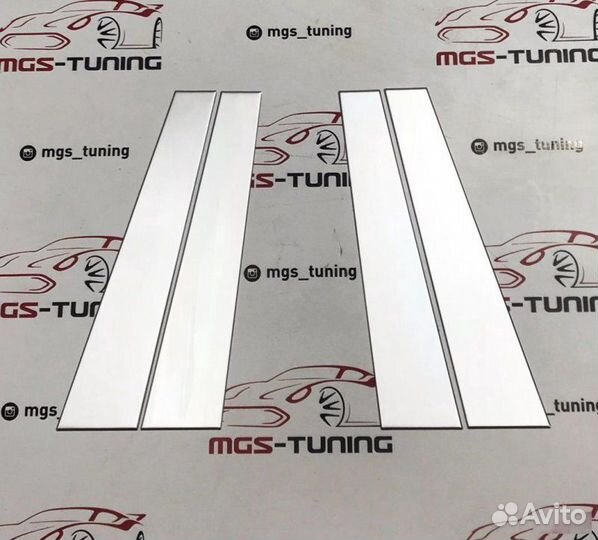 Накладки на стойки дверей Mercedes w222 Maybach