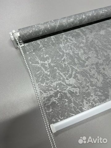 Рулонные шторы, Шёлк серый, 40х170 см объявление продам