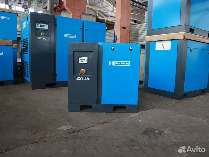 Винтовой компрессор 7,5 кВт Hansmann в наличии