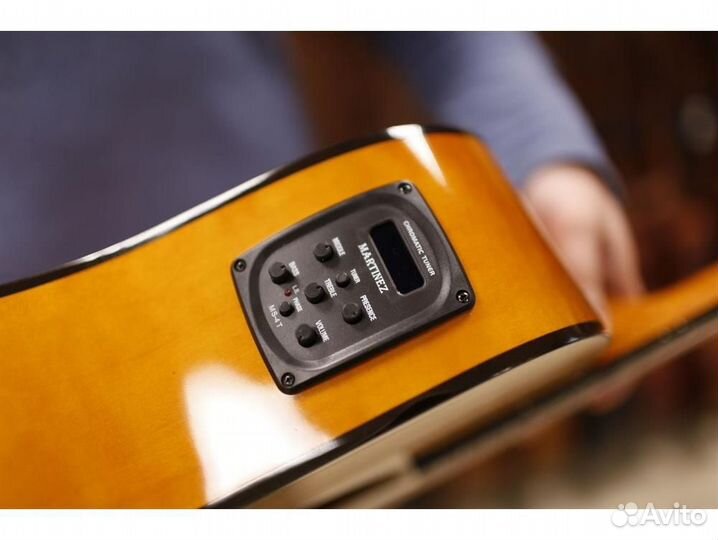 Martinez faw - 801 ceq электроакустическая гитара