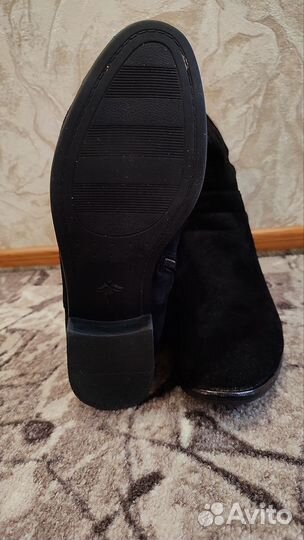 Ботфорты замшевые