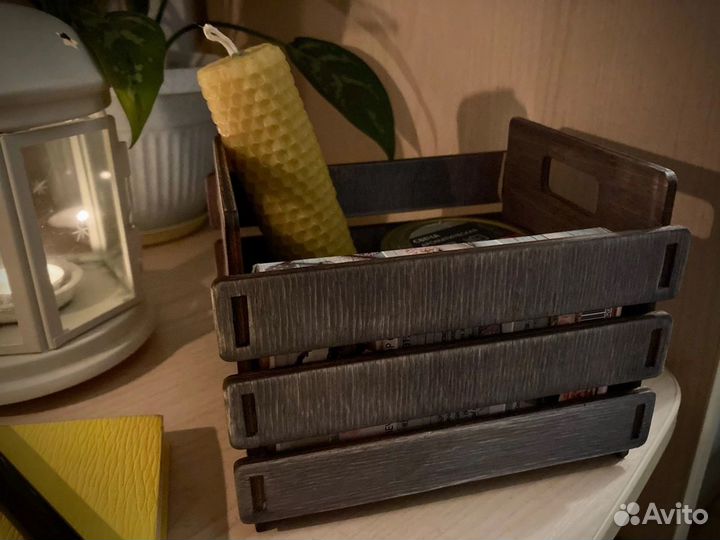 Декоративный деревянный ящик