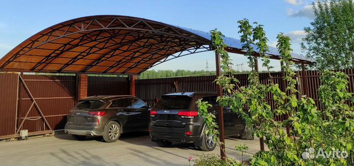 Поликарбонат для навесов и теплиц сотовый