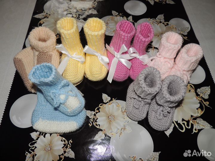 Комплектики для малышей ручной вязки