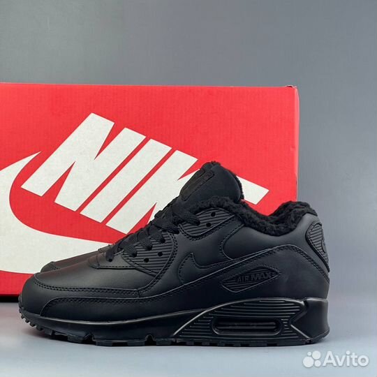 Теплые Nike Air Max 90 с мехом