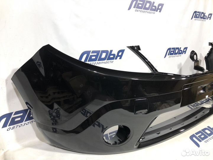 Бампер Renault Sandero(08-13) передний Черная жемчужина 676 птф