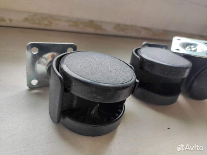 Колёсики мебельные 2 шт Пакетом