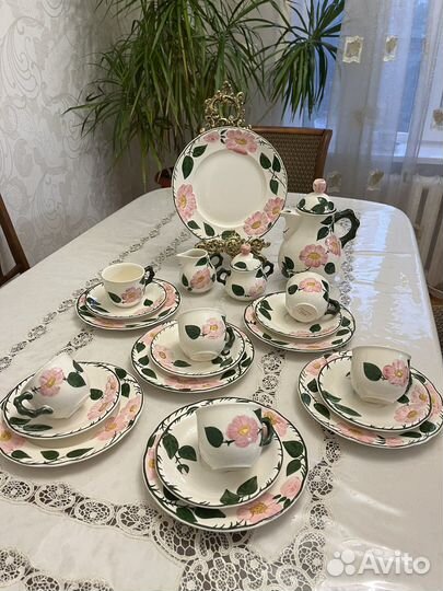 Немецкий сервиз дикая роза виллерой бох