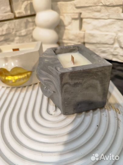 Ароматическая свеча ручной работы