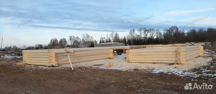 Сруб размер 9х10. Срубы бань