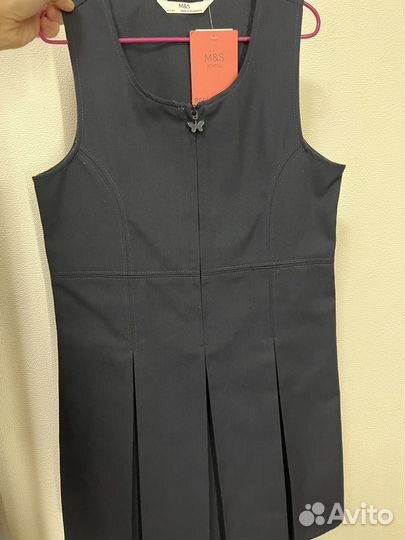 Сарафан школьный marks spencer новый 122-128