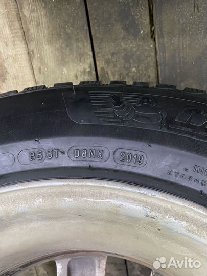 Колеса 225 65 r17 Michelin зима шипы