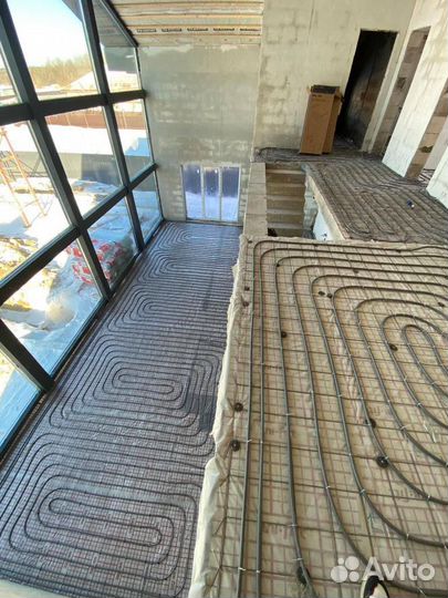 Монтаж отопления под ключ, теплые полы котельные