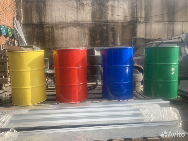 Бочка металлическая 200л