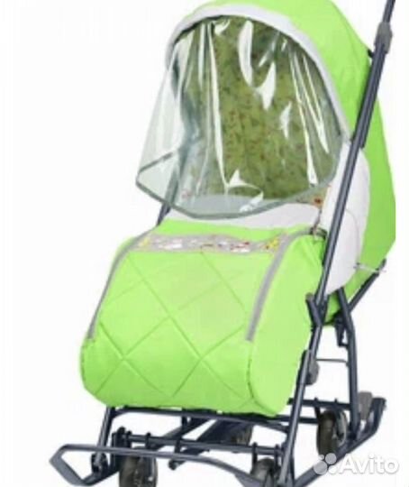 Новые Санки коляска ника