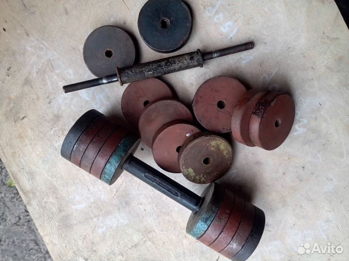 Гантели разборные