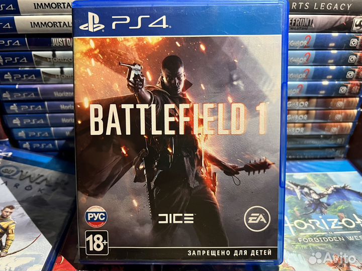 Диск Battlefield 1 PS4