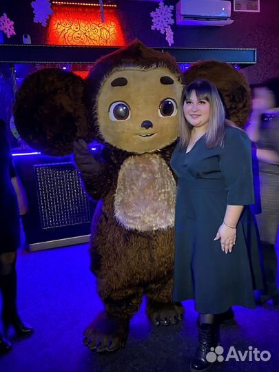 Чебурашка, ростовая кукла, аниматор