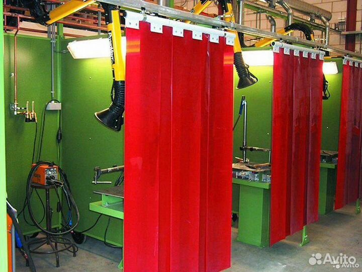 Перегородки пвх/шторы для автомоек