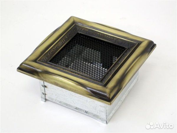 Вентиляционная решетка Kratki рустик (17 см 37 см)