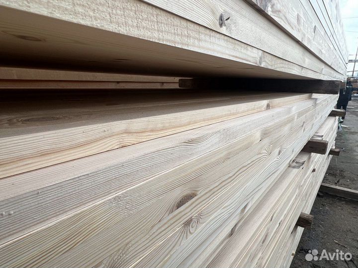 Доска сухая строганная 45х190х6000