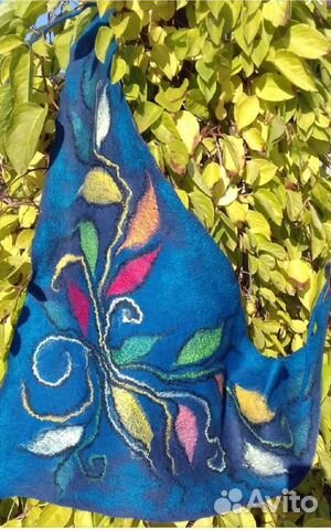 Валяная косынка- (бактус )