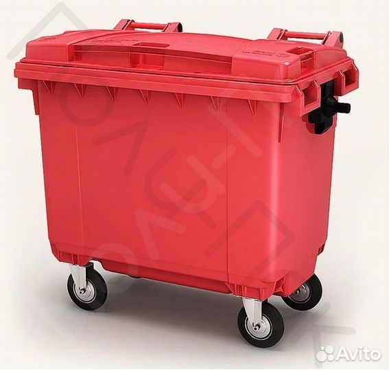 Бак пластиковый мусорный 660л R5556