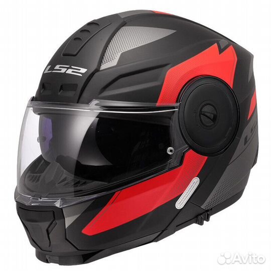 Ls2 Ff902 Scope 2 Duria Мотошлем Black Red Matt Красный