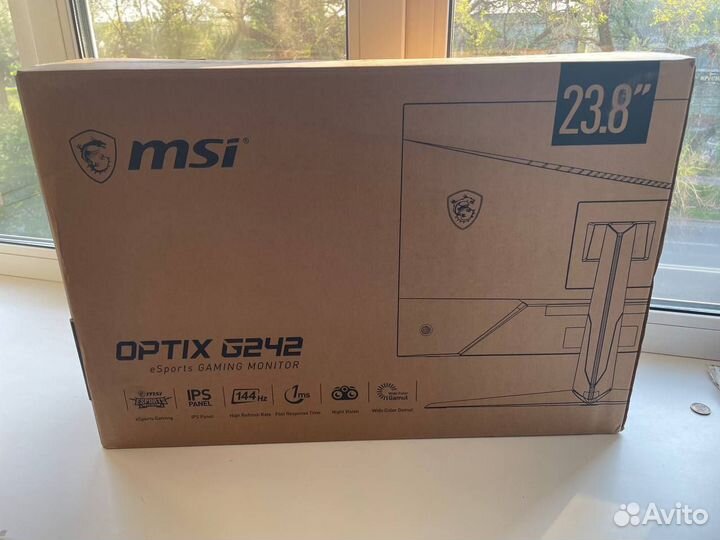 Монитор MSI Optix G242 23.8 Дюймов 144 Гц