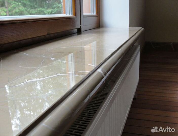 Подоконник из кварца на заказ