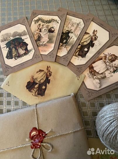 Открытки с иллюстрациями Беатрикс Поттер