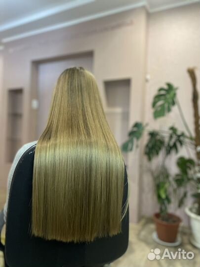 Кератиновое выпрямление ботокс волос