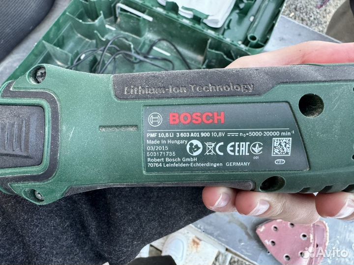 Реноватор аккумуляторный bosch