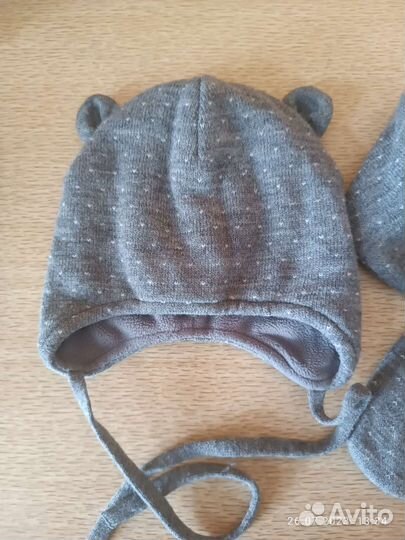 Комплект шапка шарф crockid