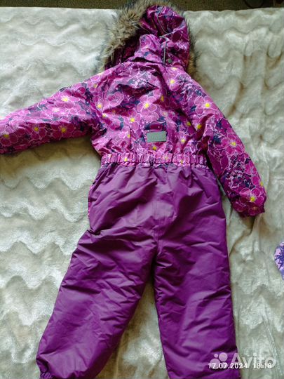 Зимний костюм для девочки 110 -116