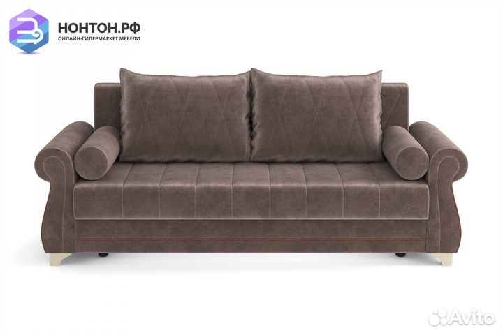 Диван книжка Порто М коричневый