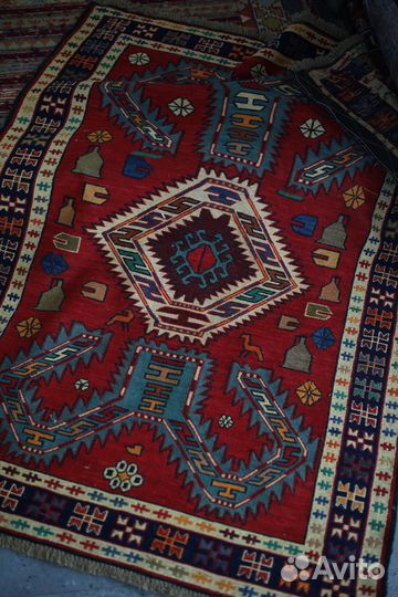 Новый иранский ковер килим безворсовый шерсть