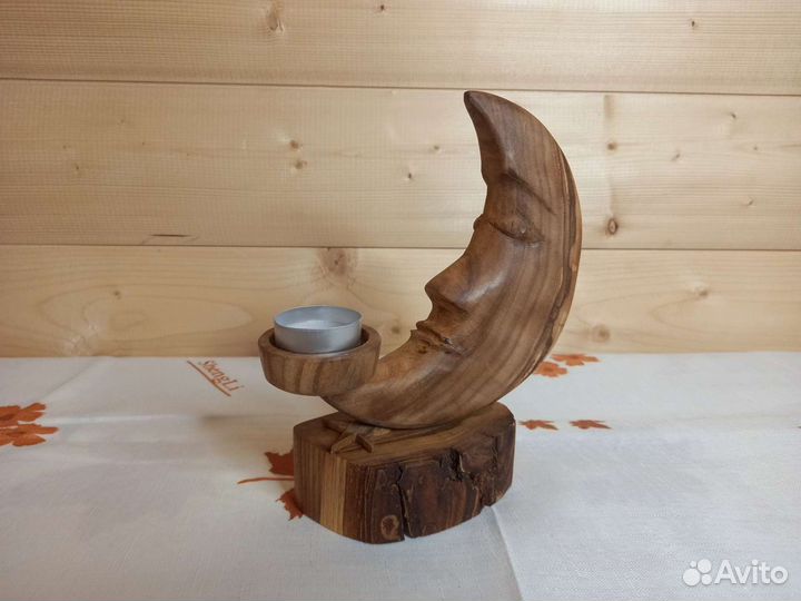 Подсвечник из дерева