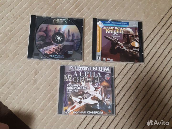 3 cd-диска с играми